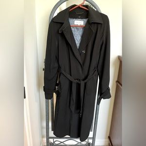 Calvin Klein Belted Wrap Fully Lined Trench Coat